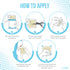 JJ CARE Hydrocolloid Dressing (Pack 10) - 4x4 Hydrocolloid Bandages with Border